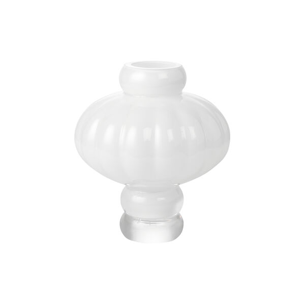 Balloon vase 02, opal white, Louise Roe