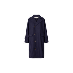 Johanne Wool Coat, navy, Studio Feder