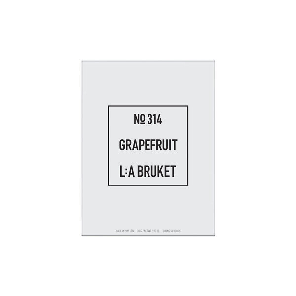 No. 314 Candle, grapefruit, L:a Bruket