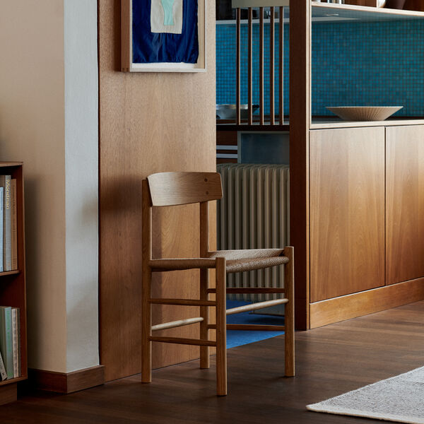 J39 Mogensen Stuhl, ge&ouml;lte Eiche/natur, FredericiaFurniture