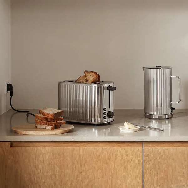 BERNADOTTE Wasserkocher, Stahl, Georg Jensen