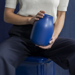 COLORA Vase Large, mazarine blue, Blomus