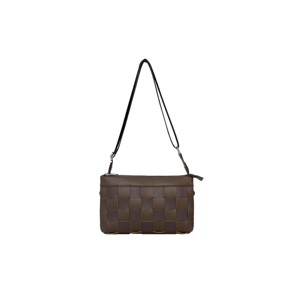 Braided Cross-Body, chocolate brown, Ilse Jacobsen Hornb&aelig;k