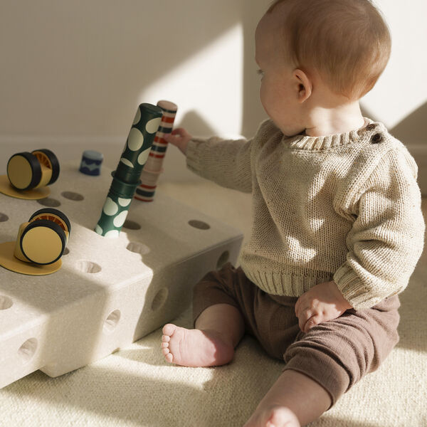 Baby Activity Set, sand grey/honey yellow, MODU