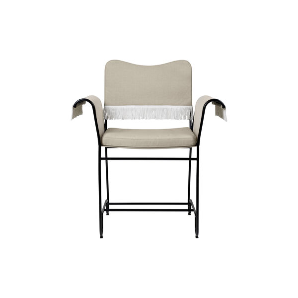 Tropique Esszimmerstuhl mit Fransen, Leslie Limonta 12/klassisch schwarz, GUBI