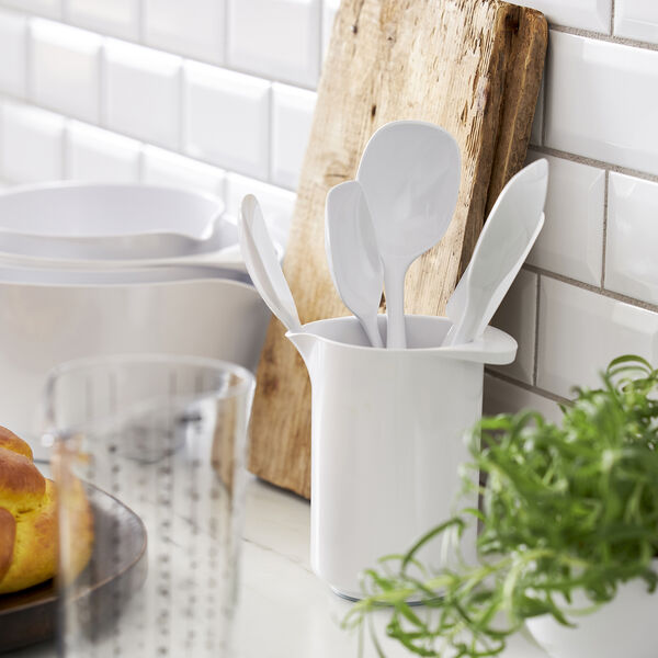 NEW Classic Kitchen Spoon Broad, white, Rosti