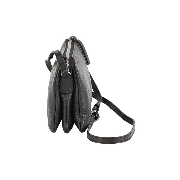 Vera Crossbody Tasche, Grain, schwarz, Markberg