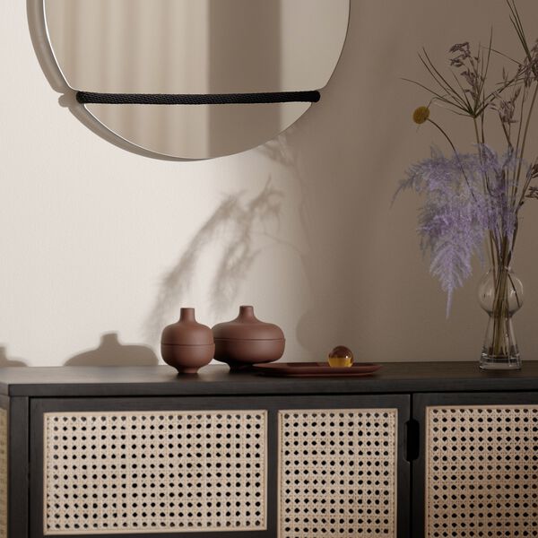 Sandgeheimnisse Mittelgro&szlig;e Schale, roter Ton, Design House Stockholm