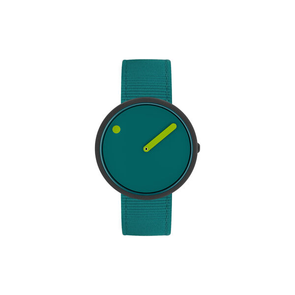 PICTO Wrist Watch, ocean green/matt black/ocean green, PICTO