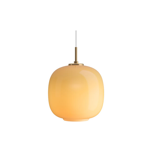 VL45 Radiohus Pendant, amber, Louis Poulsen