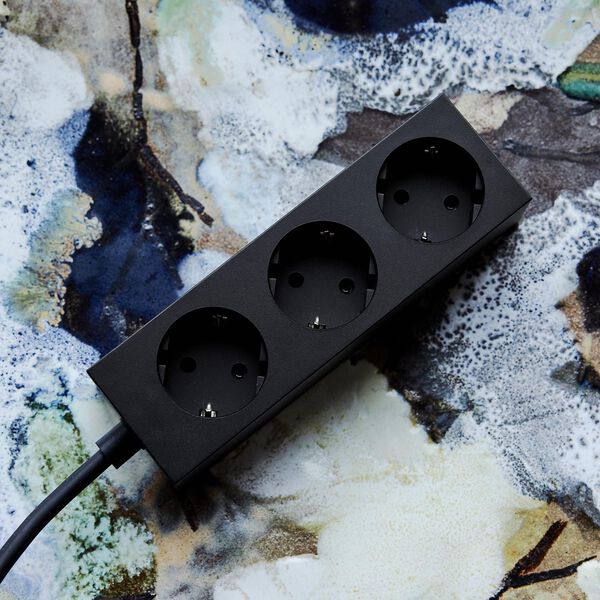 Power Bar 2 meters, charcoal, Pedestal