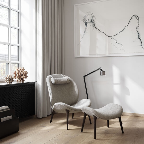 VIPP466 Lodge Sessel, hellgrau, Vipp