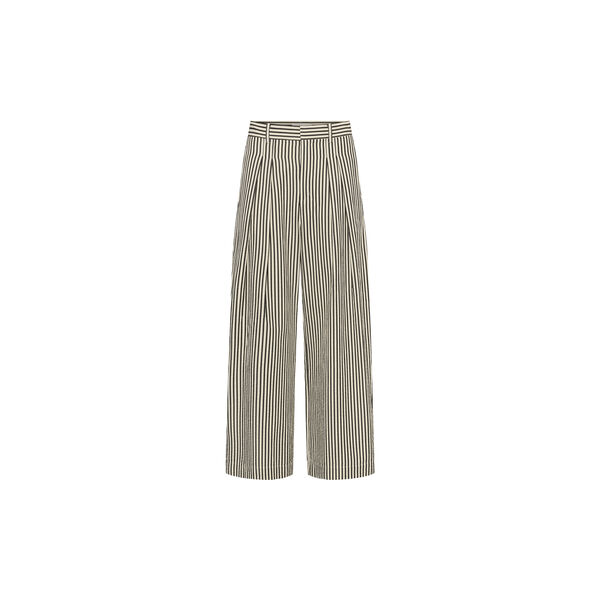 GARBOIW PANTS, vanilla / black stripe, InWear