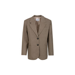 Übergroßer Karo-Blazer, brown check, Coster Copenhagen