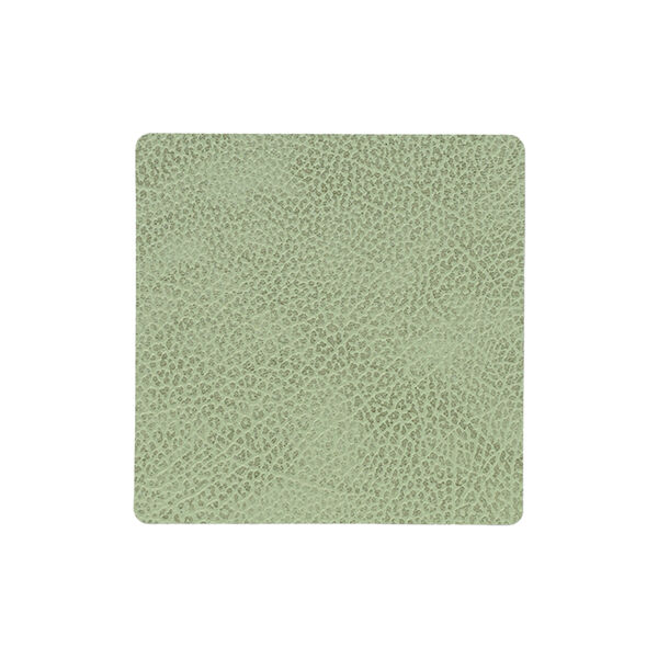 Hippo glass mat Square, olive green, LIND DNA