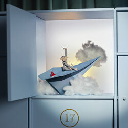 Affe Mini, grau, Kay Bojesen Denmark