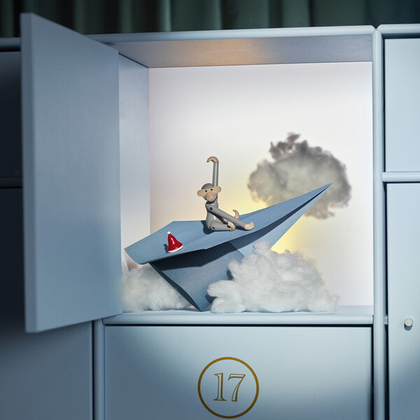 Affe Mini, grau, Kay Bojesen Denmark