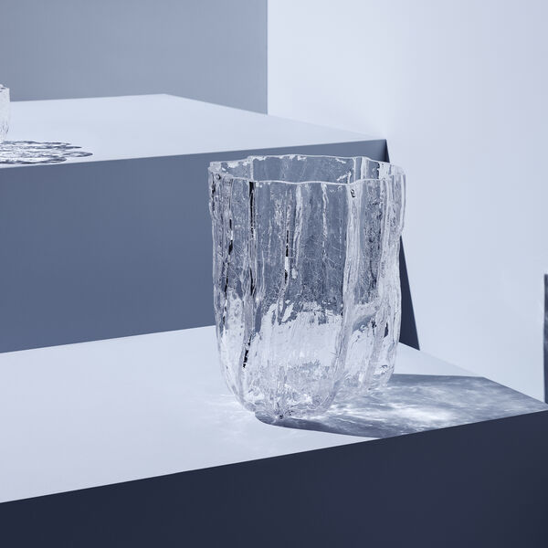 Cracle Vase, klar, Kosta Boda