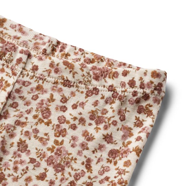 Wool Leggings Agi, 2475 rose flowers Wool Leggings Agi, 2475 rose flowers, Wheat