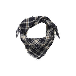 PhiaPW Scarf, dark navy check, Part Two