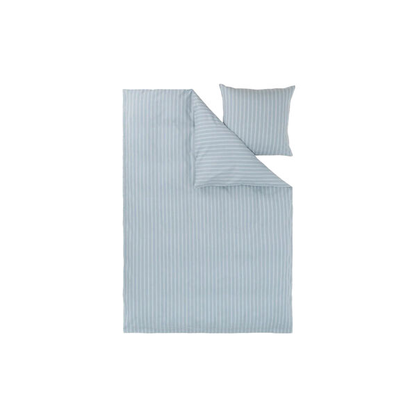 EVEN STRIPE Bedding, blue haze, Georg Jensen Damask
