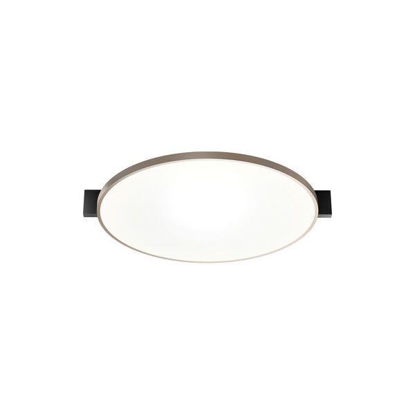 INLAY ROUND C3 Ceiling/Wall Light, matt black/satin gold, LIGHT-POINT
