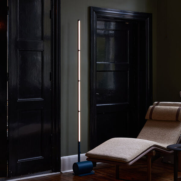 Bloomsbury Floor Lamp, blue, Rubn