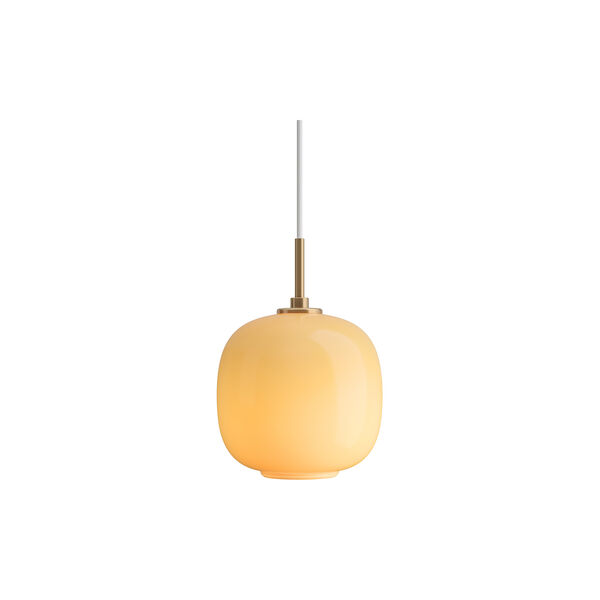 VL45 Radiohus Pendant, amber, Louis Poulsen