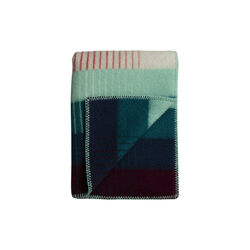 Åsmund Gradient Plaid, rot/türkis, Røros Tweed