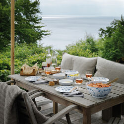 Musselmalet Gerippt Schale, Royal Copenhagen