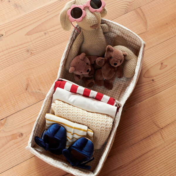 Otto Basket, mini check, Dear April