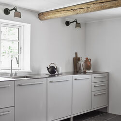 VIPP523 Wandleuchte klein, schwarz, Vipp