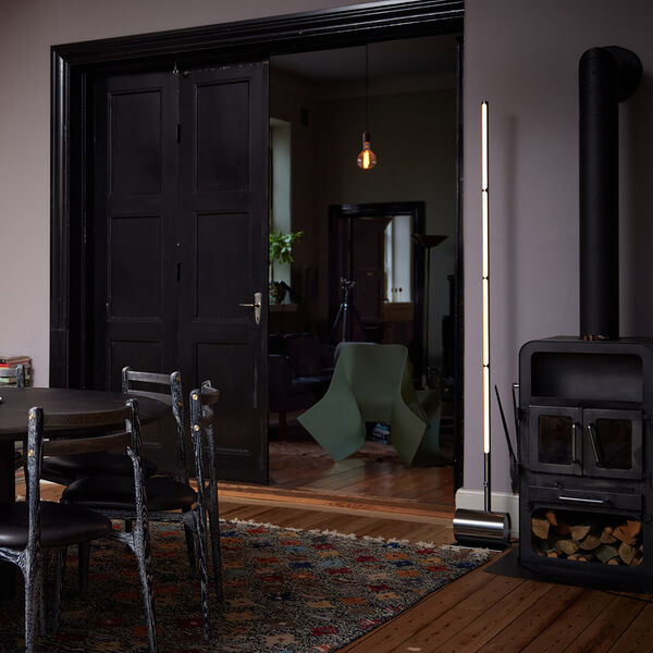 Bloomsbury Floor Lamp, steel, Rubn