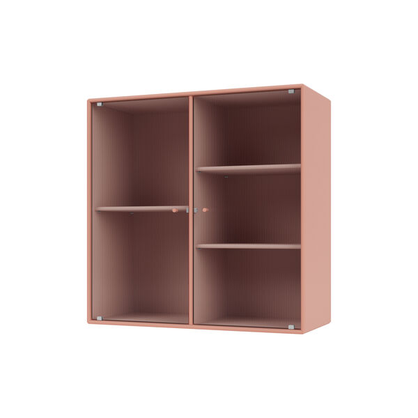 RIPPLE II Vitrine Cabinet, 151 rhubarb, Montana Furniture