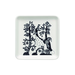 Taika plate square, black, Iittala