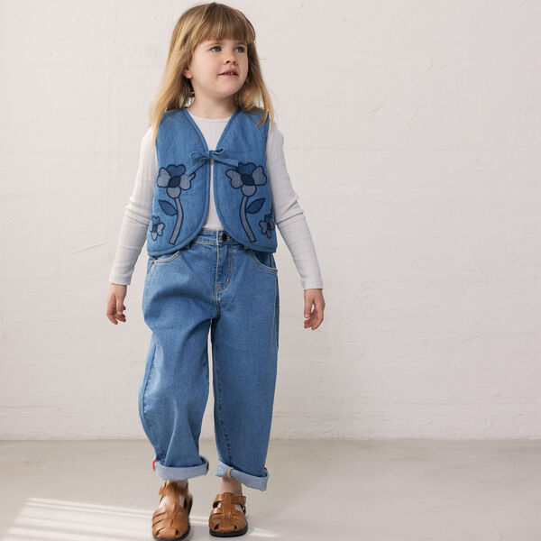 Joyce Weste, blue denim, MarMar Copenhagen