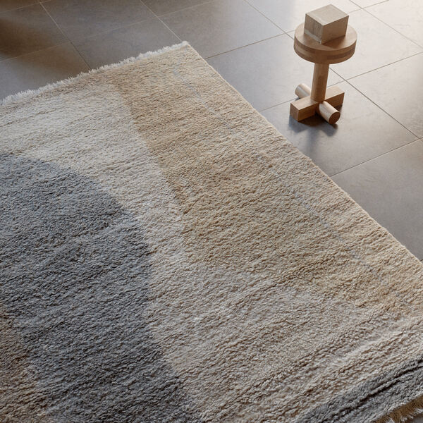 Optical Echo gulvt&aelig;ppe, vanilla, Linie Design