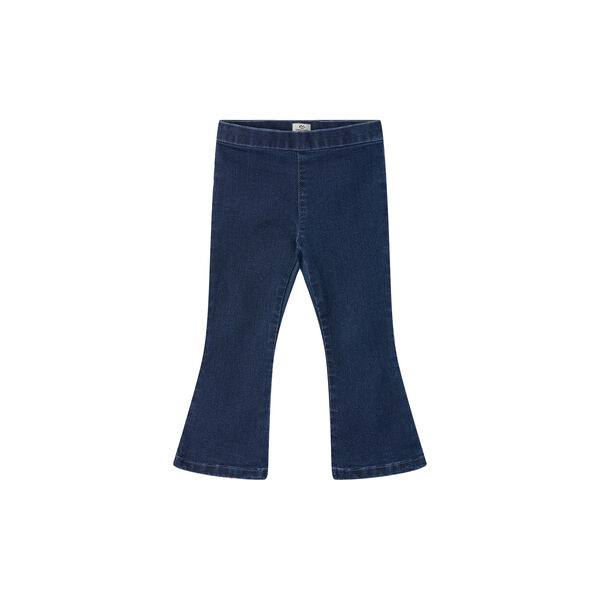 Jeggings mit Schlag, dark indigo blue washed, Copenhagen Colors Organics