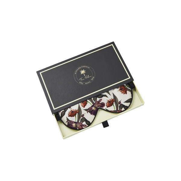 Eye Mask, cream hibiscus, Fan Palm