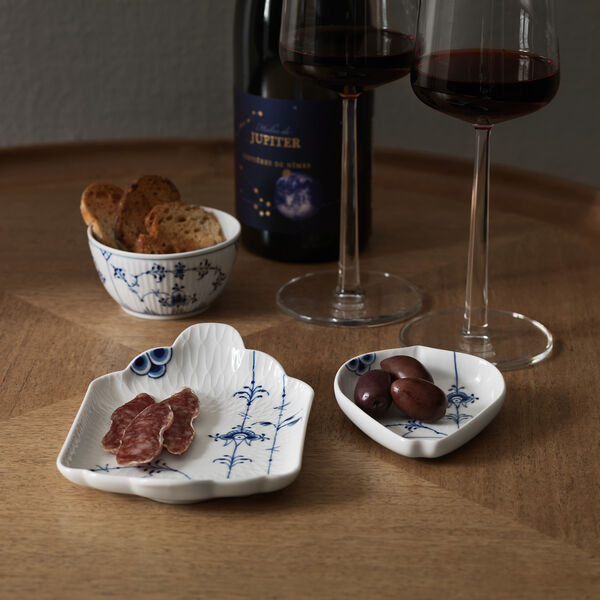 Musselmalet gerippt Schale 15 cl, Royal Copenhagen