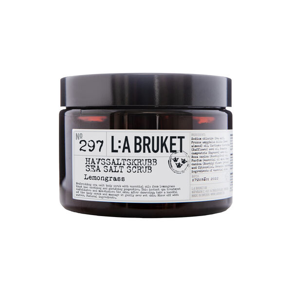 No. 063 Sea Salt Scrub, lemongrass, L:a Bruket