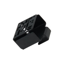Remote Box Mount, charcoal, Pedestal