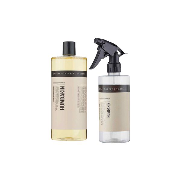Geschenkbox Sauberes Zuhause | Universeller Reiniger & Spr&uuml;hflasche | 1 L & 500 ml, Humdakin