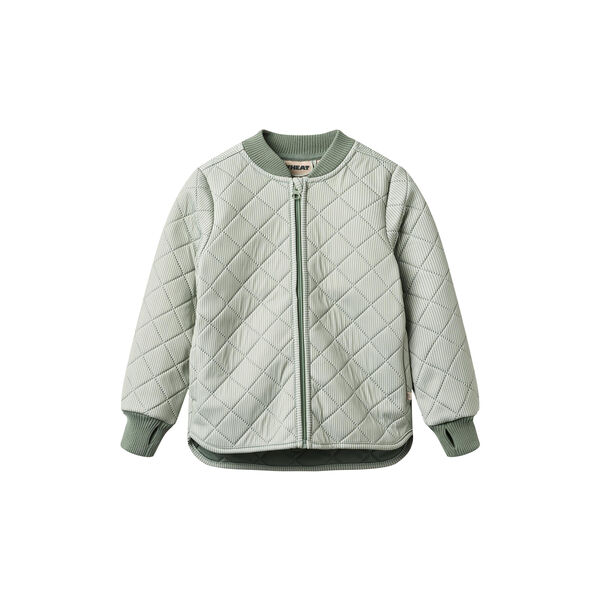Thermo jacke Loui, green stripe, Wheat