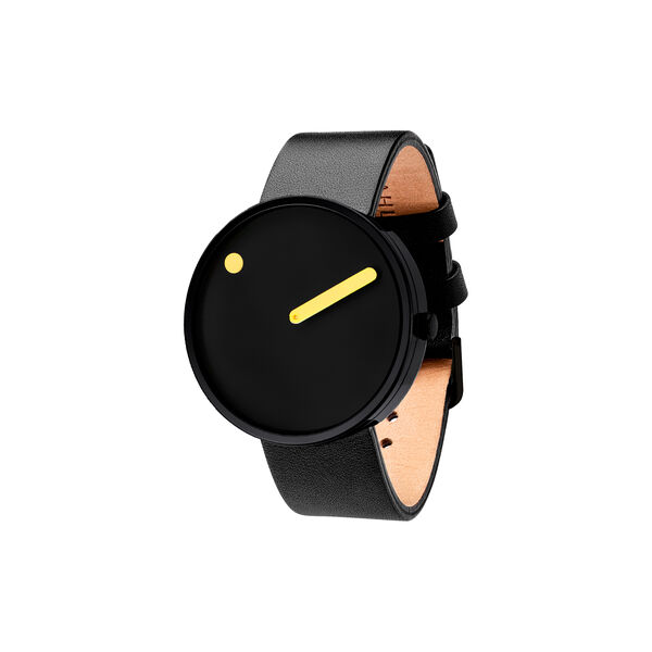 PICTO Wrist Watch, black/black/black, PICTO
