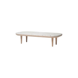 Fly SC5 Coffee Table, Bianco Carrara marble/oiled oak, &Tradition