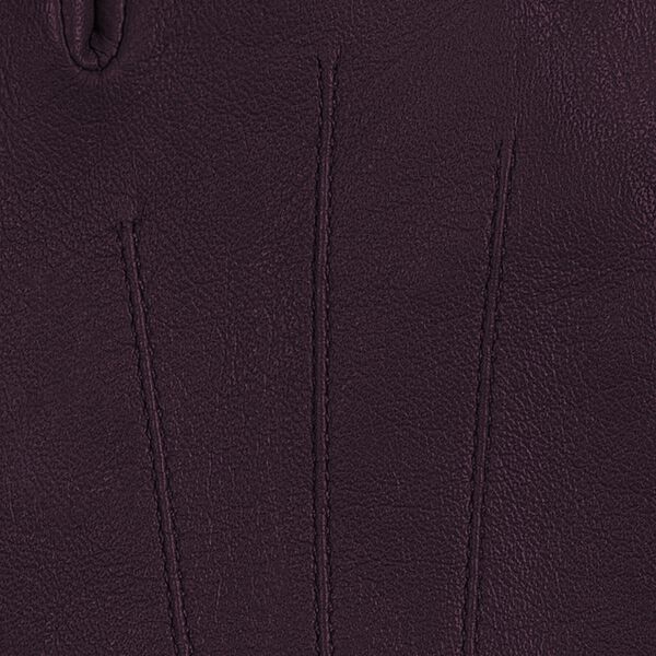 Carla Leather Gloves, deep purple, Kessler