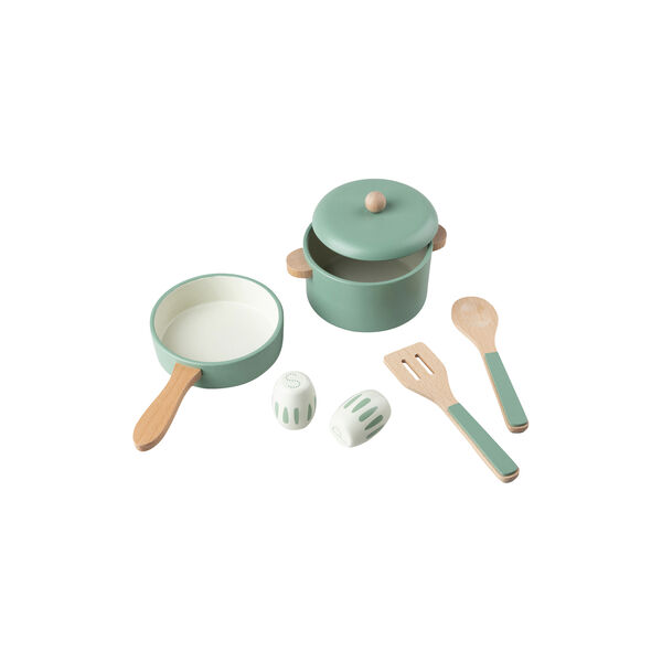 Kitchen Pot and Pan Set, sage green, Sebra