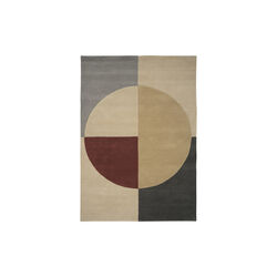 Radiality Rug, ruby, Linie Design