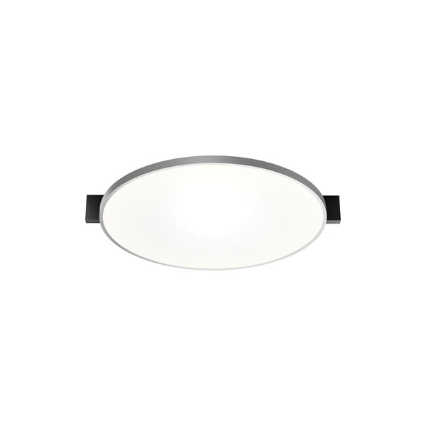 INLAY ROUND C3 Ceiling/Wall Light, matt black/satin silver, LIGHT-POINT